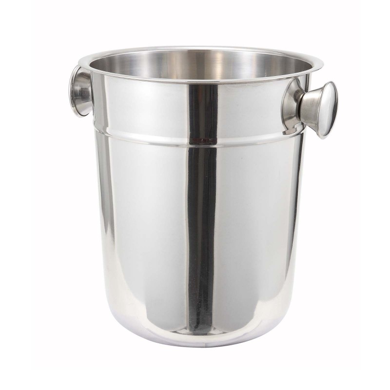 Bar46 Brand Stainless Steel Champagne Bucket 6 L with Knobs | Premium Chiller