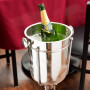 Bar46 Brand Stainless Steel Champagne Bucket 6 L with Knobs | Premium Chiller