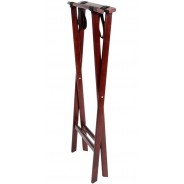 Red-Brown Folding Tray Stand 81cm | Bar46 Brand
