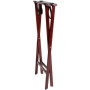 Red-Brown Folding Tray Stand 81cm | Bar46 Brand