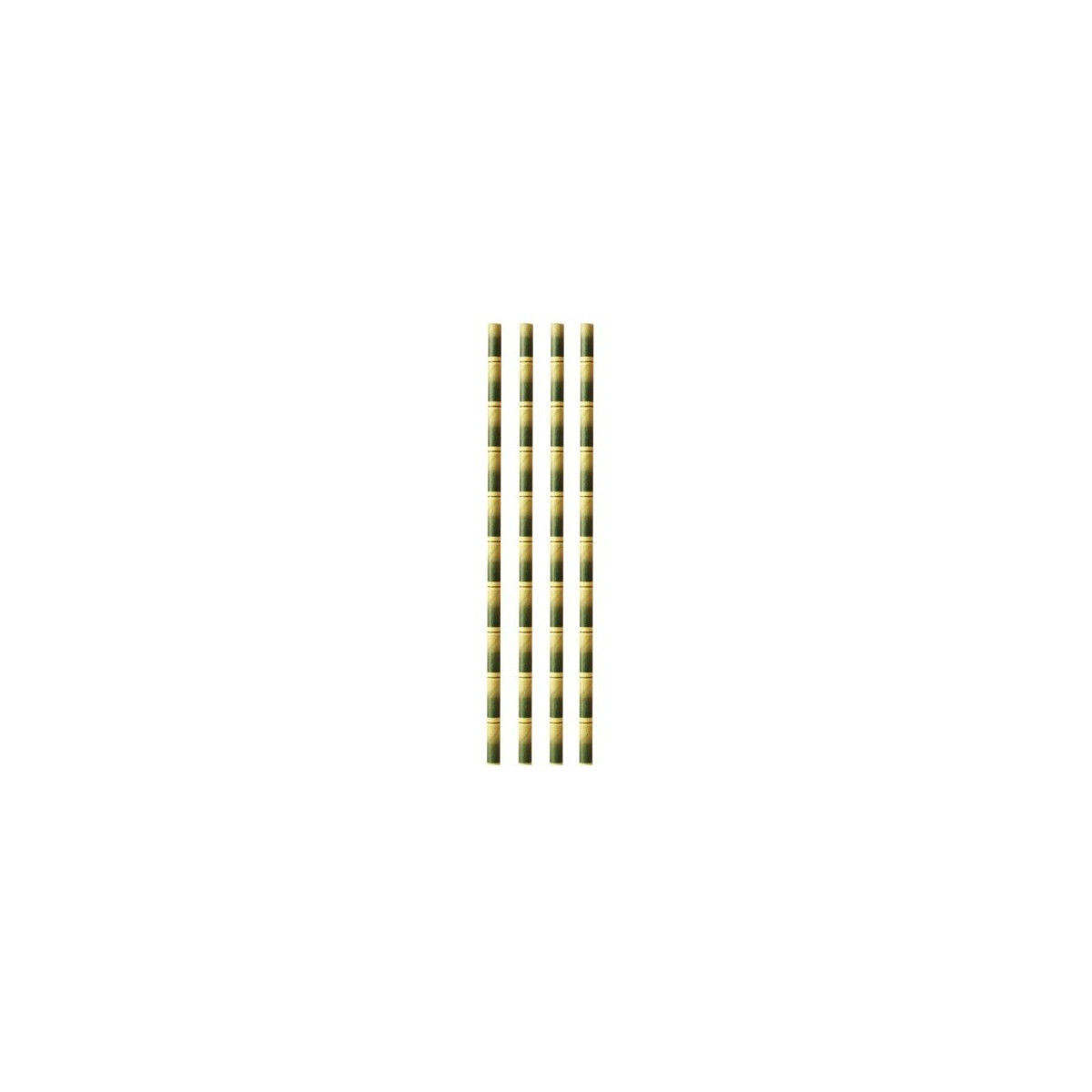 Paper Bamboo Straw  (0.31”x8”/0.6cmx20cm),  Pack of 25