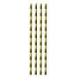 Paper Bamboo Straw  (0.31”x8”/0.6cmx20cm),  Pack of 25