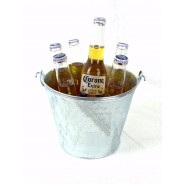 Bar46 Brand Galvanized Steel Bucket 5L with Handle – Bar Supplier, Hotel Supplier, Restaurant Supplier