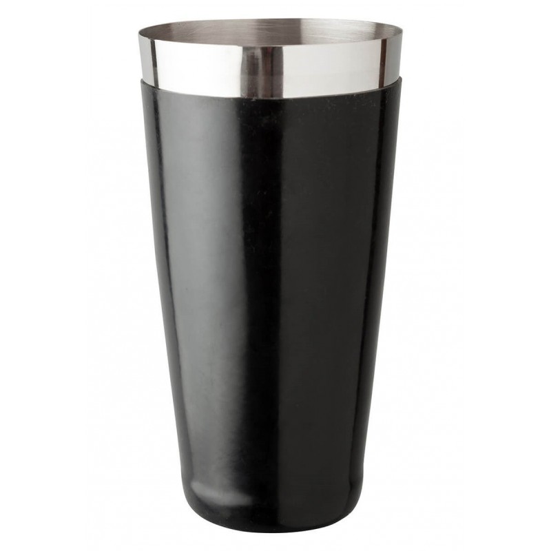 Set Up Faster with Bar46 Brand Black Vinyl Boston Shaker 800ml