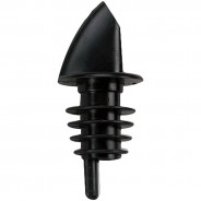 Black Plastic Speed Pourer (Pack of 12) | Bar46 Brand