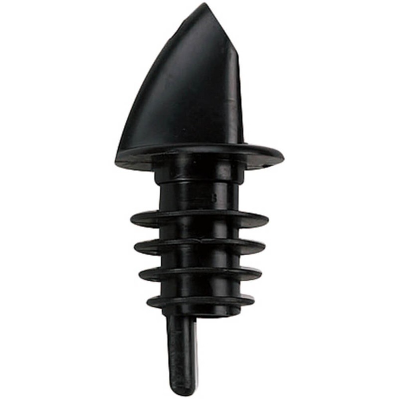Black Plastic Speed Pourer (Pack of 12) | Bar46 Brand