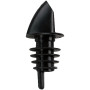 Black Plastic Speed Pourer (Pack of 12) | Bar46 Brand