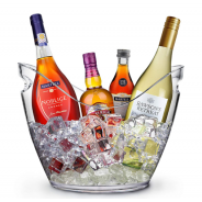 Large Acrylic Ice Bucket – Holds 6 to 8 Bottles | Bar46 Brand