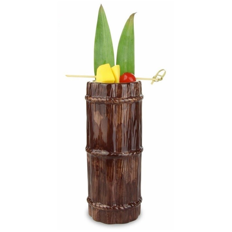 Bamboo Stalk Ceramic Tiki Mug 400ml –  Cocktail Mug | Bar46 Brand