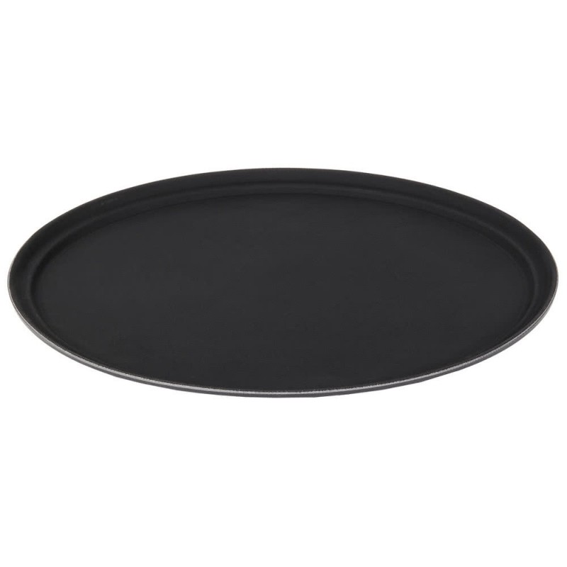 Fibreglass Black Oval Tray 67x55cm | Bar46 Brand