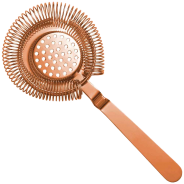 Bar46 Brand Copper Plated Calabrese Hawthorn Strainer