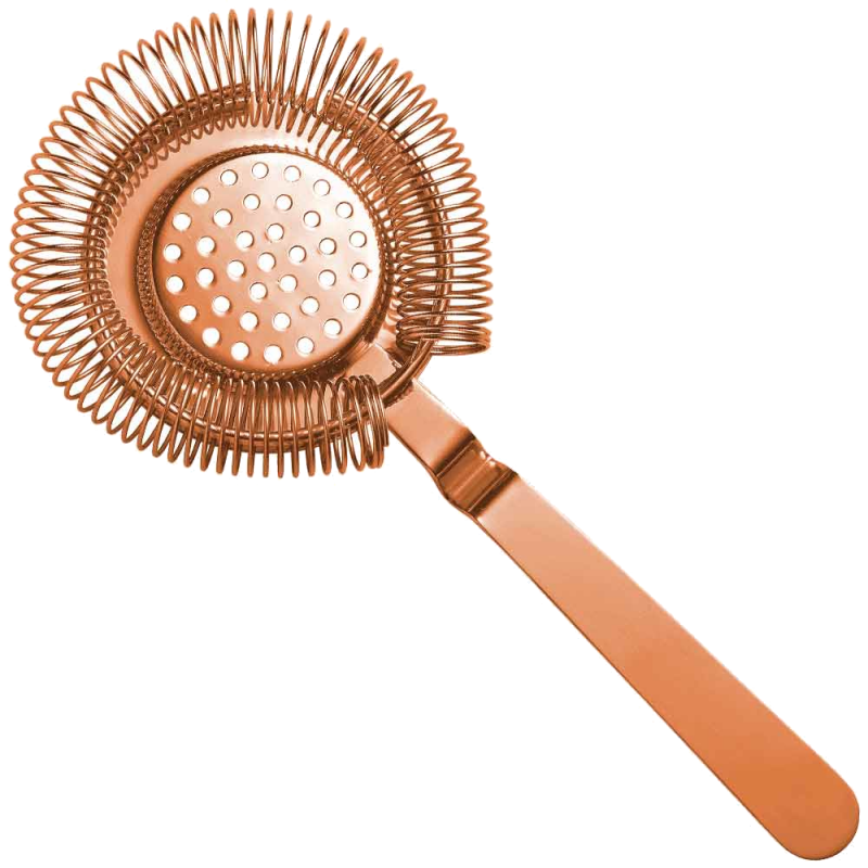 Bar46 Brand Copper Plated Calabrese Hawthorn Strainer