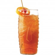 Pineapple Face Glass Tiki Mug 550ml – Large Cocktail Glass