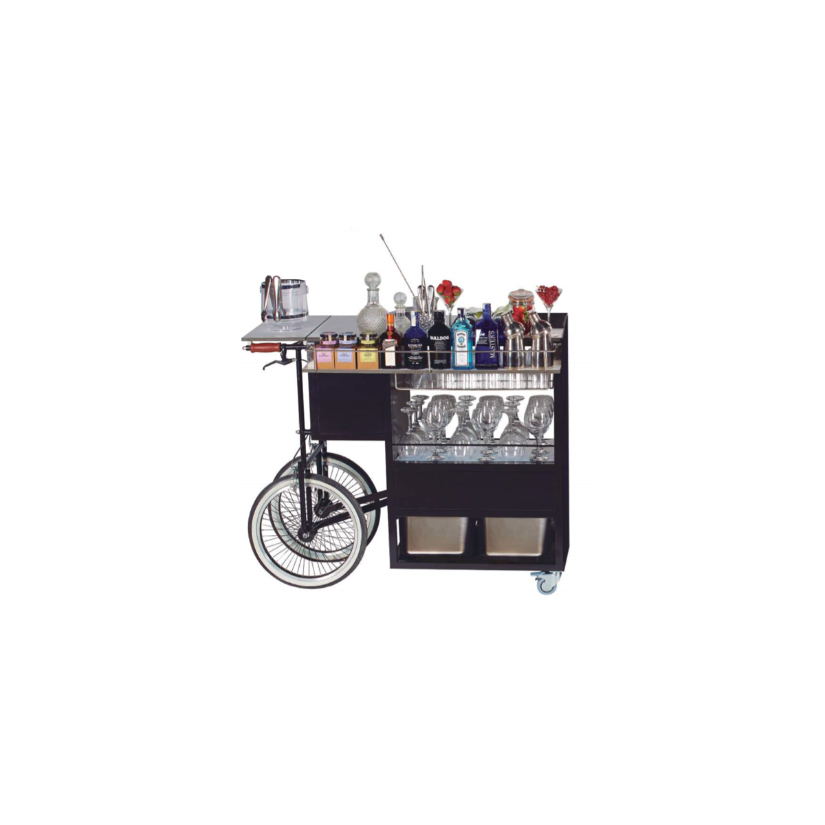 Premium Bartender Pro Trolley – Bar46 Brand Mobile Mixology Cart