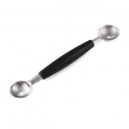 Double-Sided Fruit & Melon Baller Spoon – 2-in-1 Stainless Steel Tool | Bar46 Brand