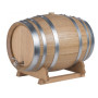 Oak Wine Barrel 3L – Wooden Whiskey Dispenser & Bar Decor