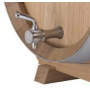Oak Wine Barrel 3L – Wooden Whiskey Dispenser & Bar Decor