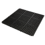 Black Interlocking Floor Mat 90x90cm – Anti-Fatigue | Bar46 Brand