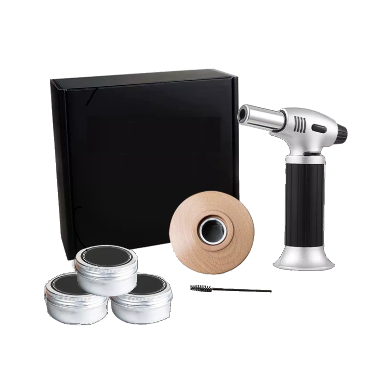 Cocktail Smoking Kit with Torch – 4 Wood Chip Flavours