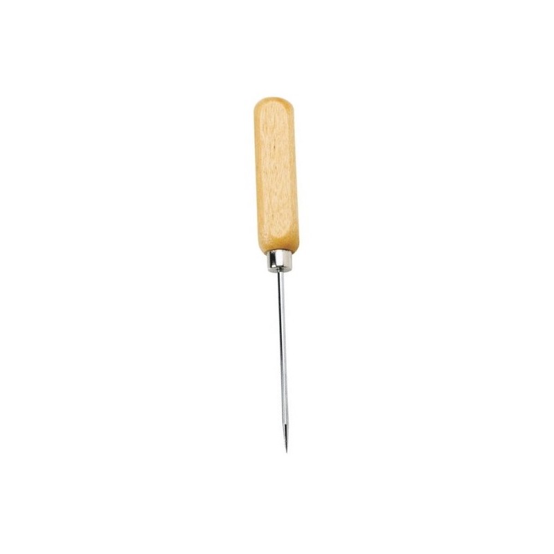 Traditional Ice Pick with Wooden Handle – 1 Point Bar Tool | Bar46 Brand