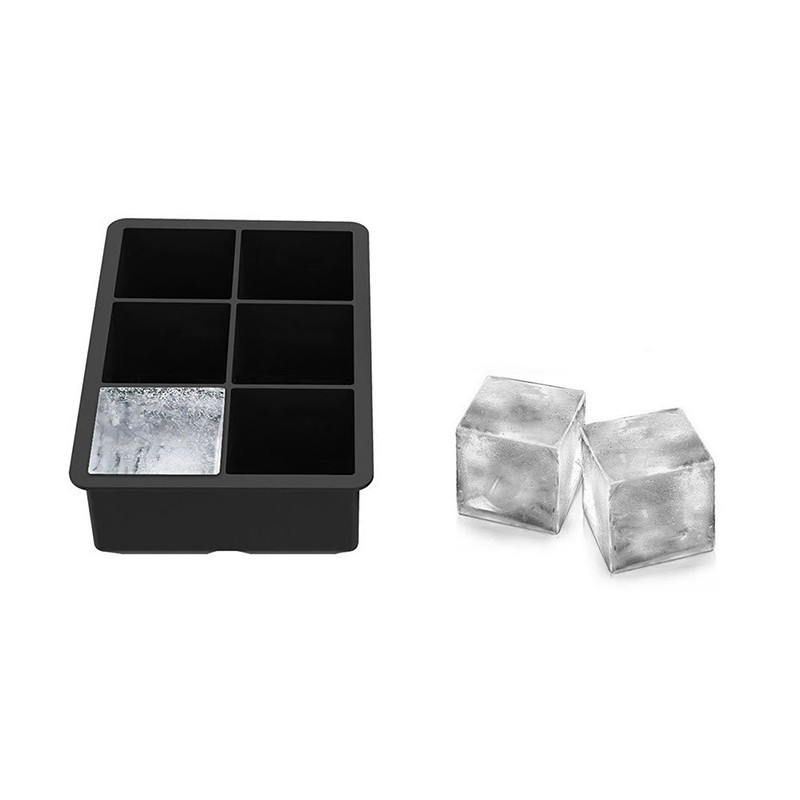 6-Section Silicone Ice Cube Mould – Barware by Bar46