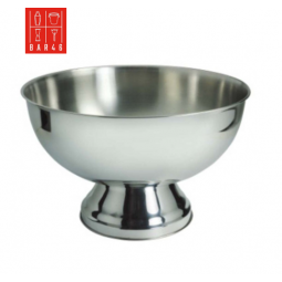 Stainless Steel Punch Bowl with Base 34 cm – Champagne Bowl