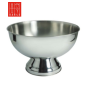 Stainless Steel Punch Bowl with Base 34 cm – Champagne Bowl