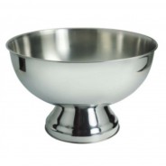 Stainless Steel Punch Bowl with Base 34 cm – Champagne Bowl
