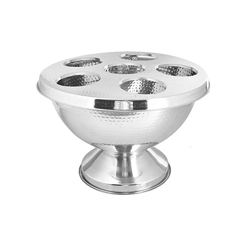 Hammered Champagne Bucket Cover 40 cm – Luxury Barware Accessory