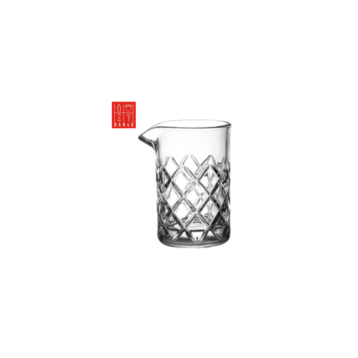 Woodford Mixing Glass with Lip 500ml – Professional Stirring Glass