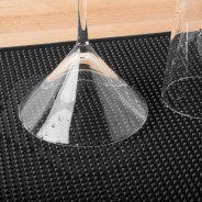 Black Service Bar Mat 30x45 cm – Non-Slip Rubber | Bar46 Brand