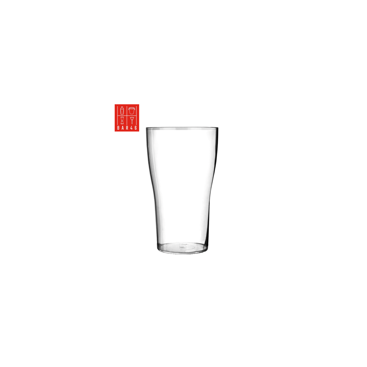 Pint Beer Acrylic Glass 15oz – Durable & Clear | Bar46