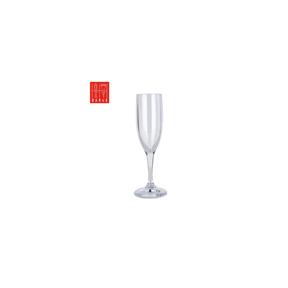 Acrylic Champagne Flute – 180ml (6.5oz) | Elegant Unbreakable Glass