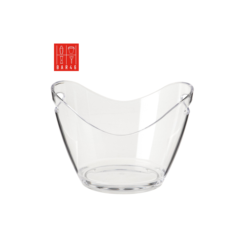 Acrylic Wine Ice Bucket 4L – Clear Durable Beverage Chiller | Bar46