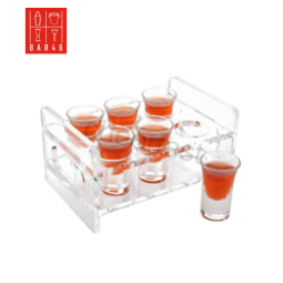 Acrylic Shot Glass Tray, 6...