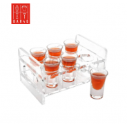 Acrylic 6 Shot Glass Tray – Party Shot Holder | Bar46