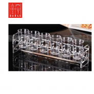 Acrylic 6 Shot Glasses Tray – Bar Serving Tool | Bar46