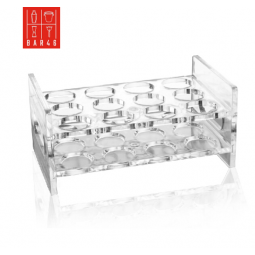 Acrylic 12 Shot Glass Tray | Bar46 Brand Drinkware for Bars & Events