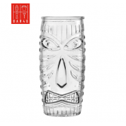 Pineapple Face Glass Tiki Mug 550ml – Large Cocktail Glass