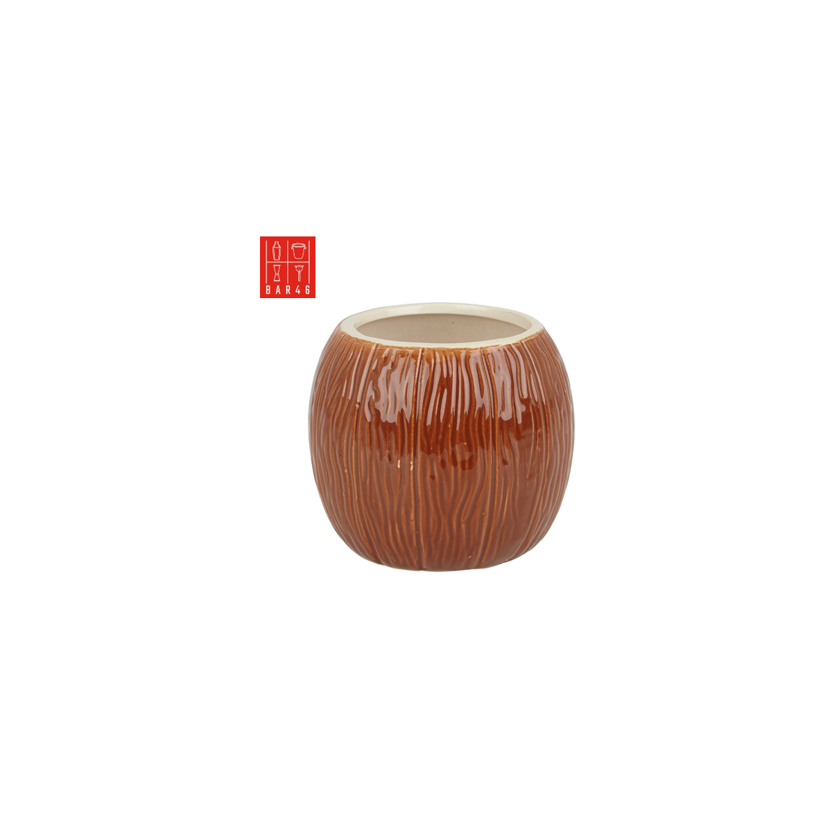 Coconut Ceramic Tiki Mug 500ml – Tropical Cocktail Mug | Bar46 Brand