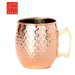 Hammered Copper Moscow Mule Mug 450ml | Bar46 Brand Cocktail Cup
