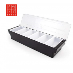 6-Section Bar Condiment & Garnish Dispenser | Bar46 Brand