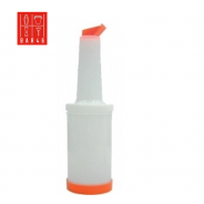Store 'N Pour White Container with Orange Spout and Cap, (1Qt./1.1l)
