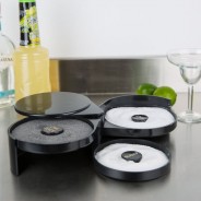 Glass Rimmer Margarita Salter 3 Compartments | Bar46 Brand Bar Tool