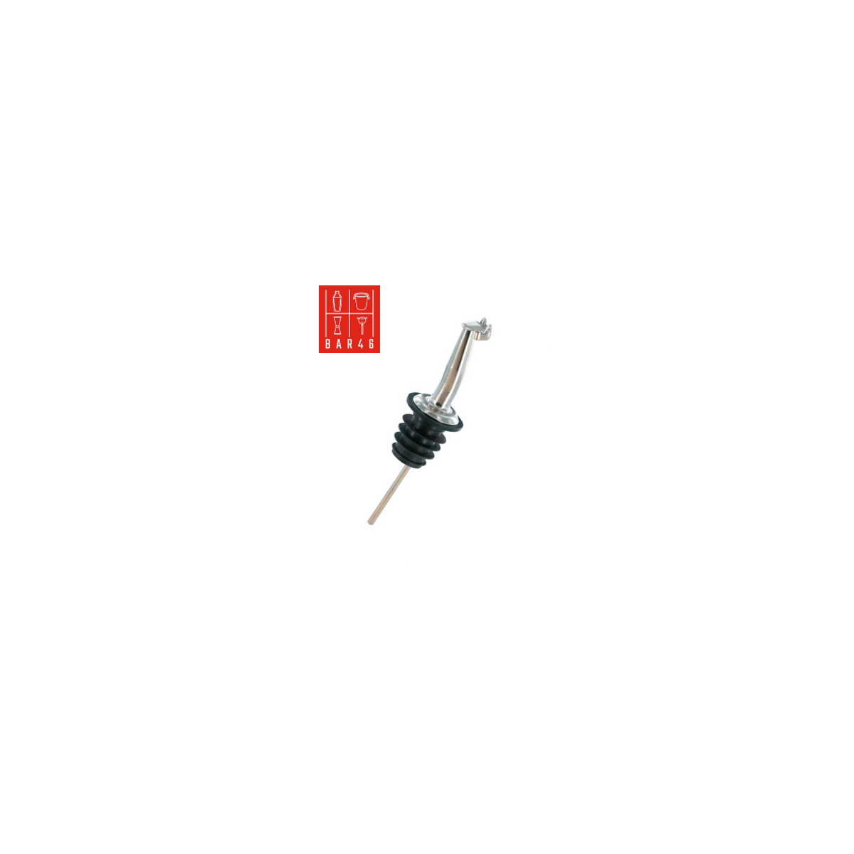 Stainless Steel Liquor Pourer with Flip Cap | Bar46 Brand