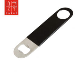 Vinyl Black Flat Bottle Opener