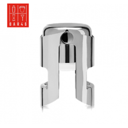 Bar46 Brand Champagne Stopper | Stainless Steel Short Cap Sparkling Wine Sealer