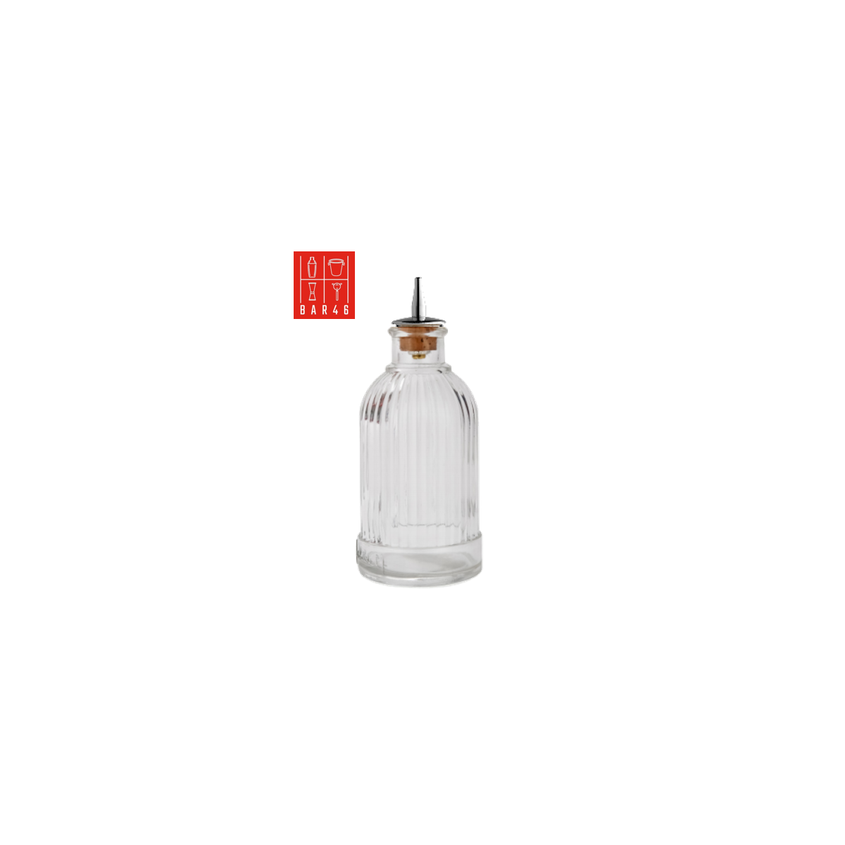 Bar46 Brand Birdcage Style Glass Bitter Bottle 200 ml – Premium Cocktail Dasher