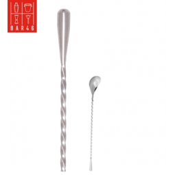 Stainless Steel Teardrop Bar Spoon 30cm | Cocktail Mixing Tool | Bar46 Brand