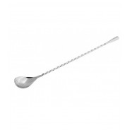 Stainless Steel Teardrop Bar Spoon 30cm | Cocktail Mixing Tool | Bar46 Brand